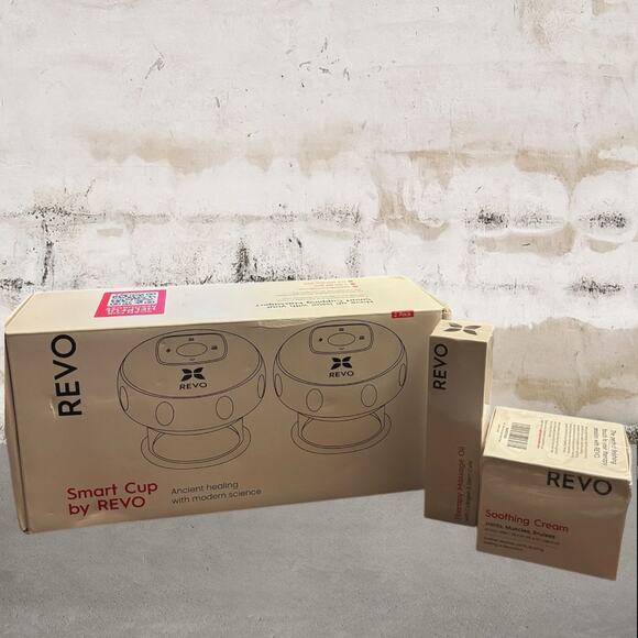 REVO The Original 4-in-1 Smart Cupping Therapy Massager Bundle NEW - Picture 11 of 11